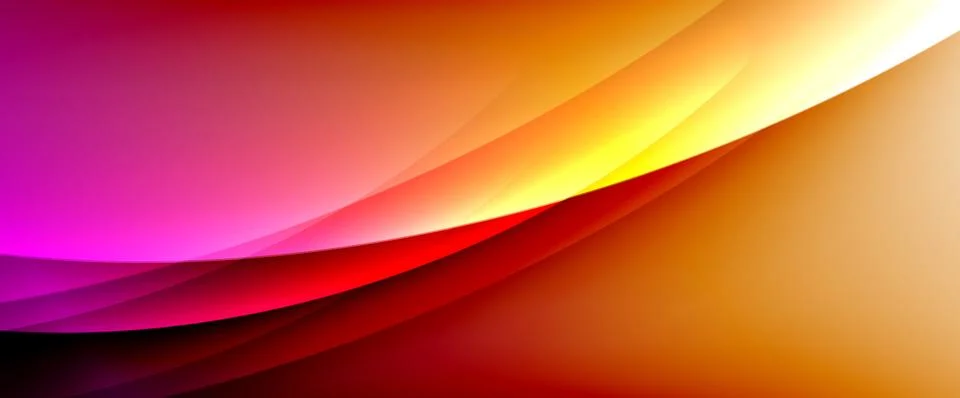 Dynamic flowing waves on gradient color background. Vector illustration For Stock Illustration
