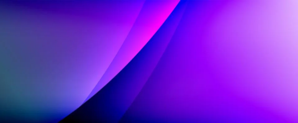 Dynamic flowing waves on gradient color background. Vector illustration For Stock Illustration