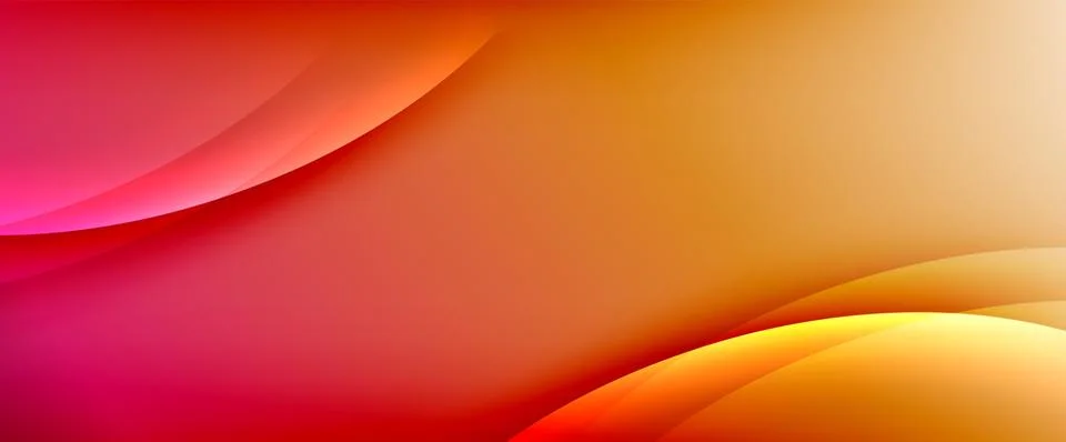 Dynamic flowing waves on gradient color background. Vector illustration For Stock Illustration