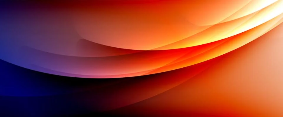 Dynamic flowing waves on gradient color background. Vector illustration For イラスト素材