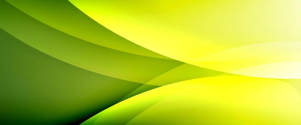 Dynamic flowing waves on gradient color background. Vector illustration For Stock Illustration