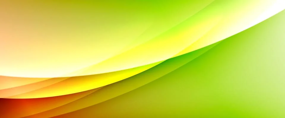 Dynamic flowing waves on gradient color background. Vector illustration For Stockillustratie