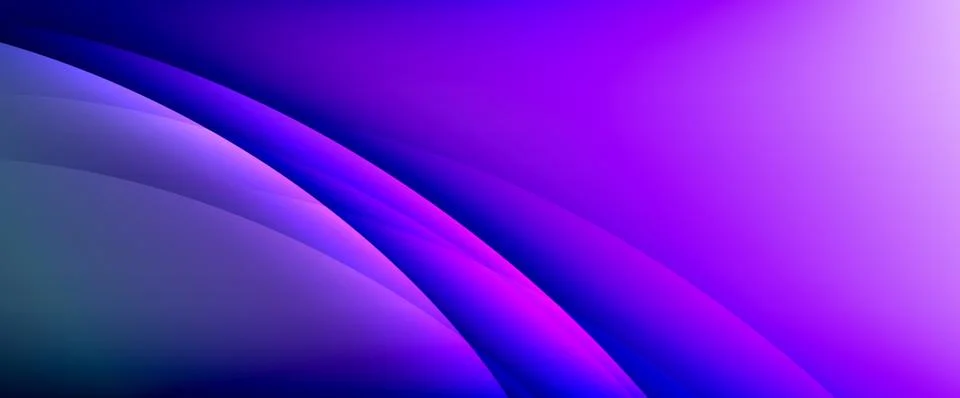 Dynamic flowing waves on gradient color background. Vector illustration For Stock Illustration