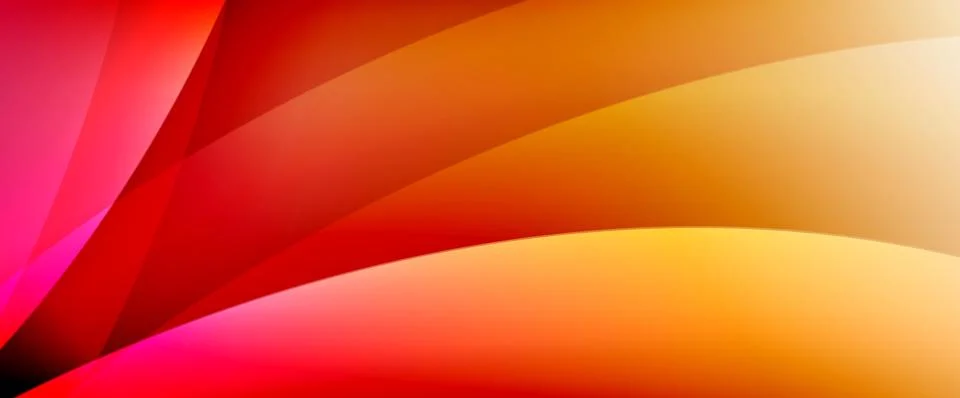 Dynamic flowing waves on gradient color background. Vector illustration For イラスト素材