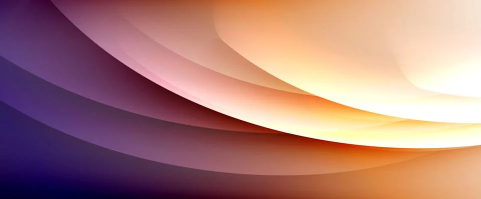 Dynamic flowing waves on gradient color background. Vector illustration For Stock Illustration