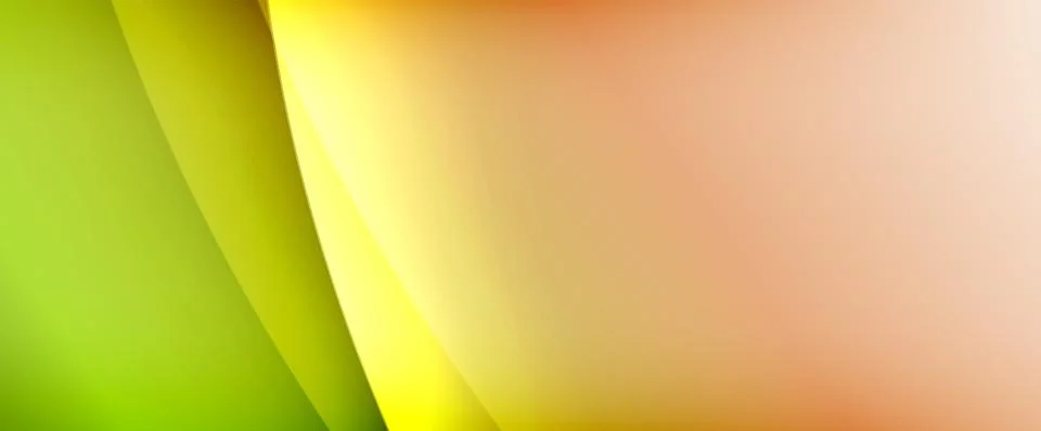 Dynamic flowing waves on gradient color background. Vector illustration For イラスト素材