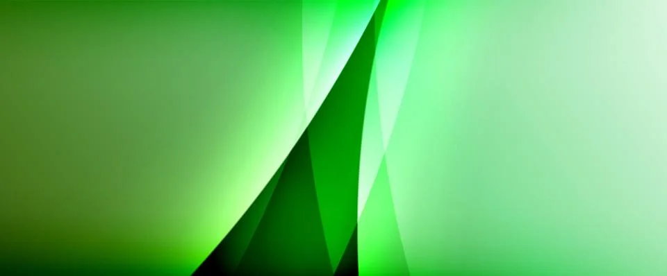 Dynamic flowing waves on gradient color background. Vector illustration For イラスト素材