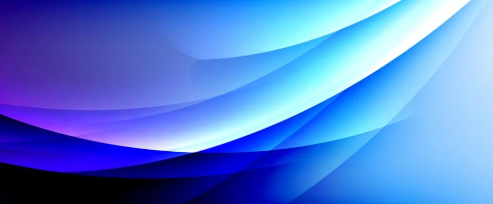 Dynamic flowing waves on gradient color background. Vector illustration For イラスト素材