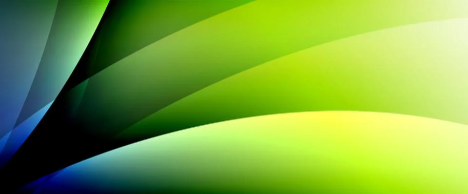 Dynamic flowing waves on gradient color background. Vector illustration For Stock Illustration