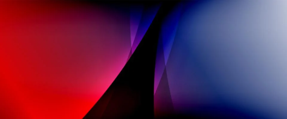 Dynamic flowing waves on gradient color background. Vector illustration For Stock Illustration