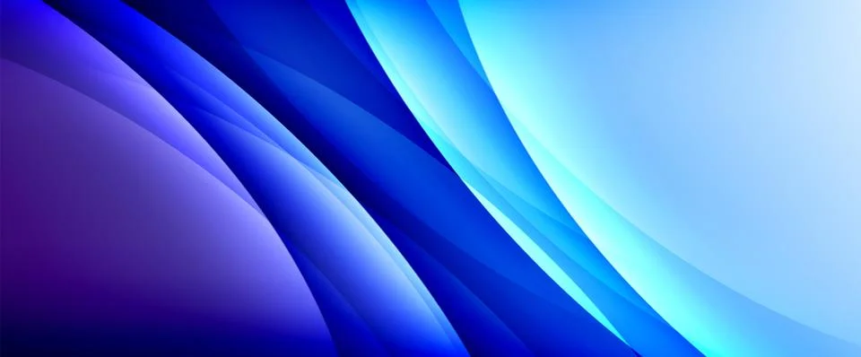 Dynamic flowing waves on gradient color background. Vector illustration For イラスト素材