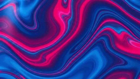 Dynamic Fluid Art: Mesmerizing Blend of Blue and Pink Abstract Motion Backg.. Stock Footage 318974643