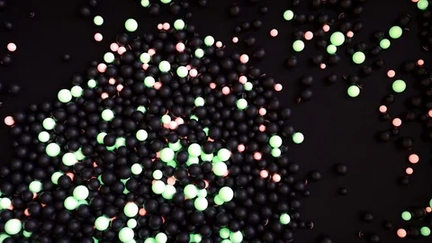 Dynamic fluid ball animation - Colorway #2 Stock Footage 81481863