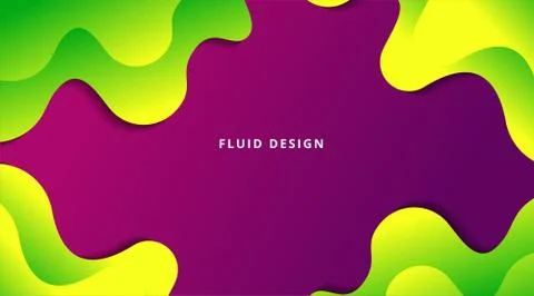 Dynamic Fluid Gradient Background Liquid Shape Composition, for business corp Stock-Illustration