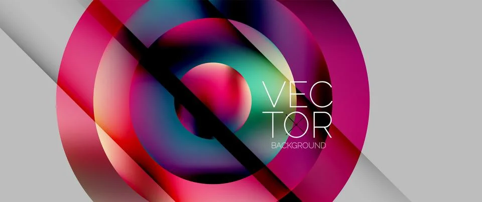 Dynamic fluid gradient techno sphere. Mesmerizing 3D effect sphere pulsating Stock Illustration