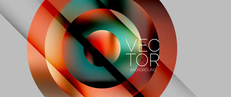 Dynamic fluid gradient techno sphere. Mesmerizing 3D effect sphere pulsating Stock Illustration