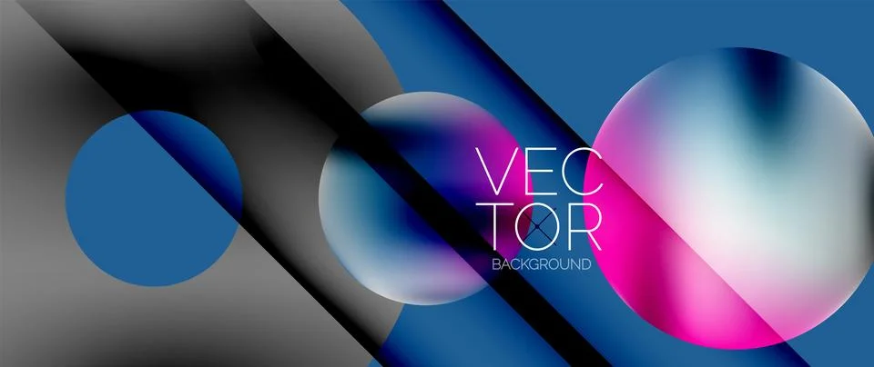Dynamic fluid gradient techno sphere. Mesmerizing 3D effect sphere pulsating Stock Illustration