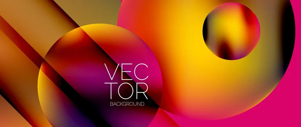 Dynamic fluid gradient techno sphere. Mesmerizing 3D effect sphere pulsating Stock Illustration