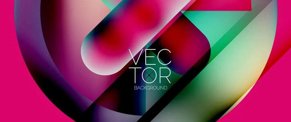 Dynamic fluid gradient techno sphere. Mesmerizing 3D effect sphere pulsating Stock Illustration