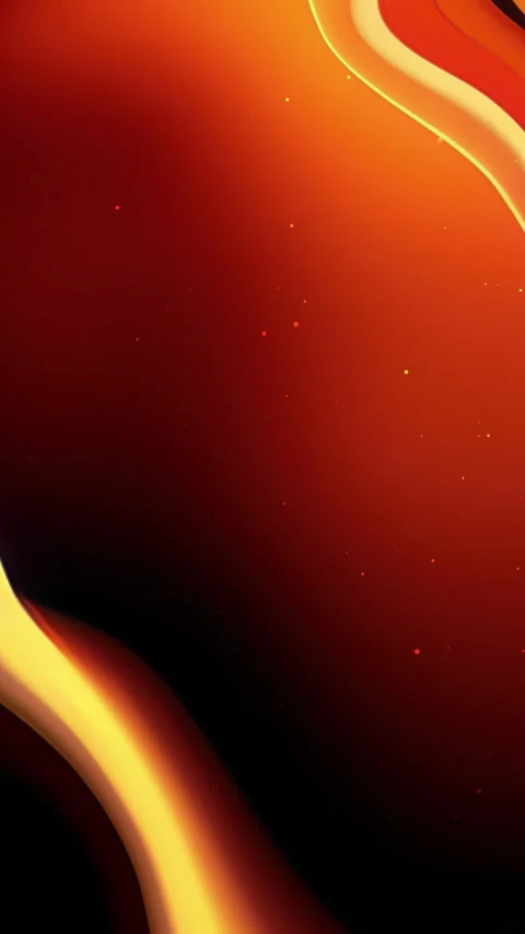 Dynamic Fluid Motion with Vibrant Orange and Black Tones 스톡 동영상 303561971