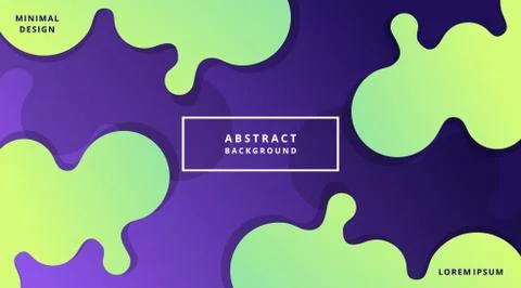 Dynamic Fluid Style Modern Background Templates Illustrazione stock