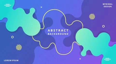 Dynamic Fluid Style Modern Background Templates Stock Illustration