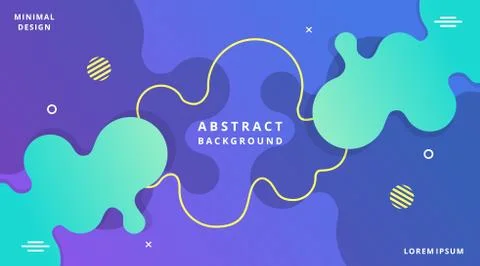 Dynamic Fluid Style Modern Background Templates Stock-Illustration
