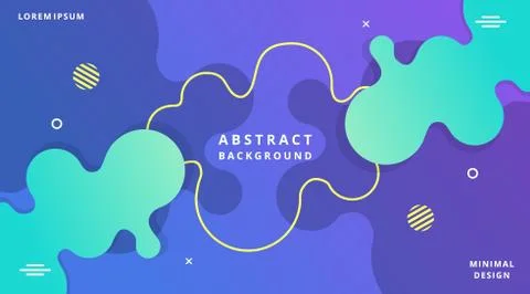 Dynamic Fluid Style Modern Background Templates Stock Illustration