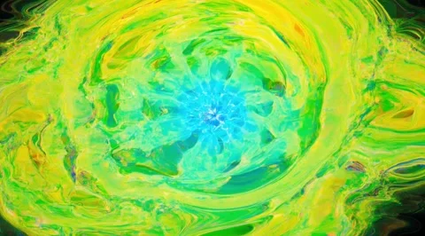 Dynamic fluid vortex with shifting neon colors Stock Footage 331451321