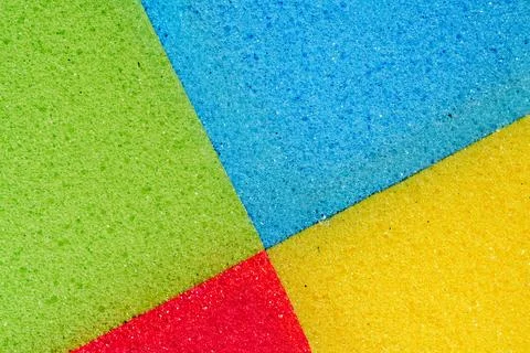 Dynamic Foam Texture With Bold Colors And Geometric Divisions For Design Stock Photos