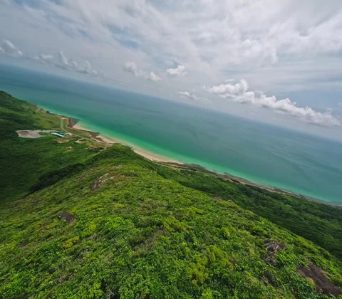 Dynamic FPV Drone Flight Over Con Dao, Vietnam Stock Footage 323337349