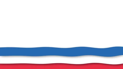 Dynamic French Flag Wavy Stripes Background for Bastille Day National Celeb.. Stock Footage 340055737