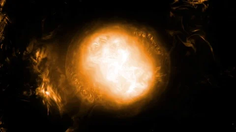 Dynamic fusion effect in the core of a star 스톡 동영상 91759216