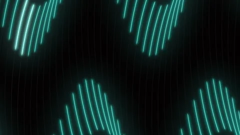 Dynamic futuristic checkerboard with blue lightning bolts Stock Footage 303538896