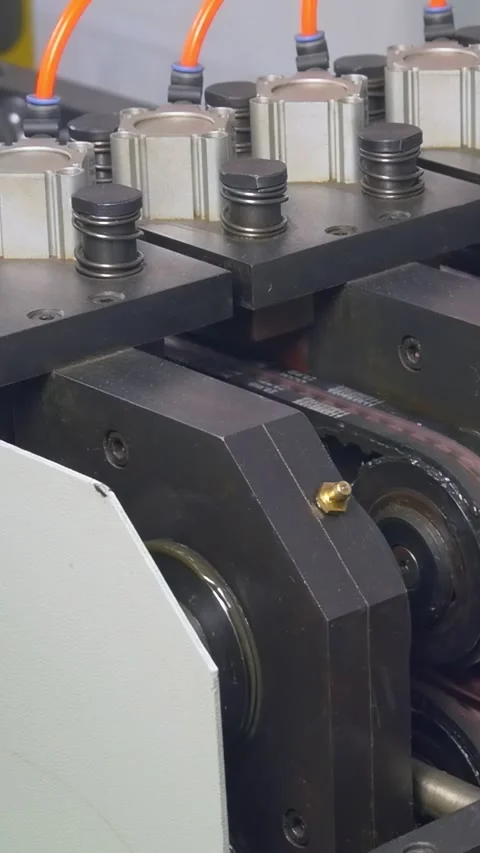 Dynamic Gears Propel Production in a Modern Industrial Workshop Stock Footage 344607046