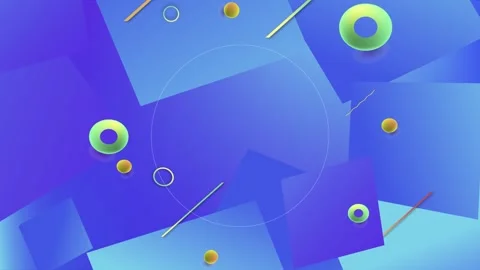 Dynamic, geometric, abstract  motion background Stock Footage 323249555