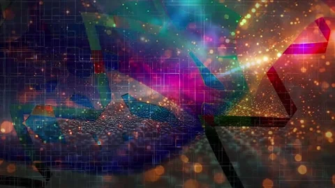 Dynamic Geometric Abstract Motion 스톡 동영상 325879871
