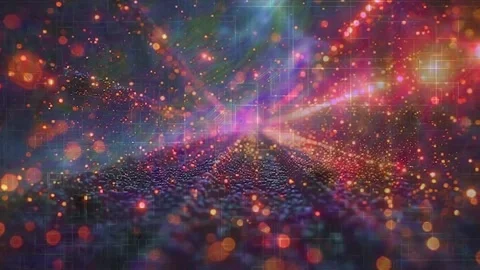 Dynamic Geometric Abstract Motion 스톡 동영상 325881368