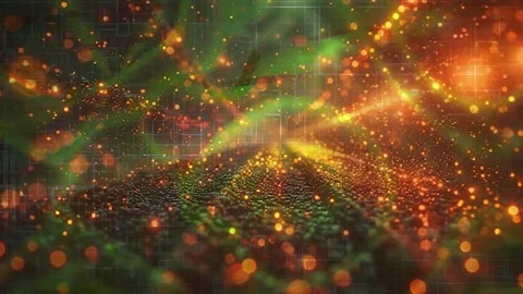 Dynamic Geometric Abstract Motion Vídeo Stock 325882445