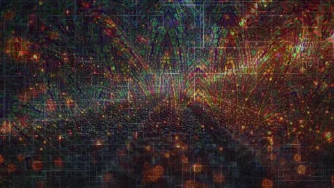 Dynamic Geometric Abstract Motion 動画素材 325882467