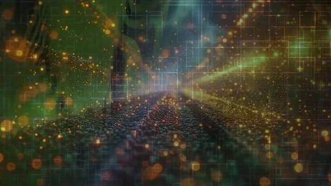 Dynamic Geometric Abstract Motion 動画素材 325882758