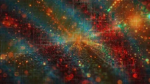 Dynamic Geometric Abstract Motion 스톡 동영상 325882890