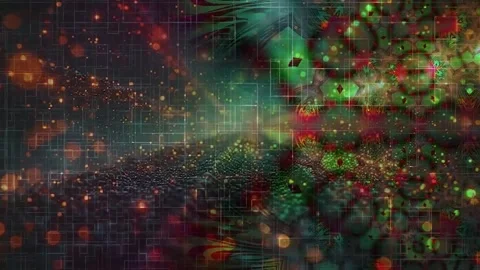 Dynamic Geometric Abstract Motion 動画素材 325883068