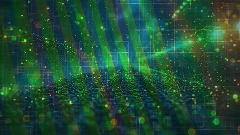 Dynamic Geometric Abstract Motion Stock Footage 325883119
