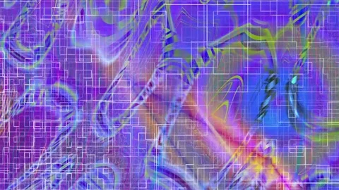 Dynamic Geometric Abstract Motion Stock-Footage 325916888
