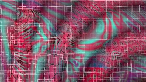 Dynamic Geometric Abstract Motion Stock Footage 325917135