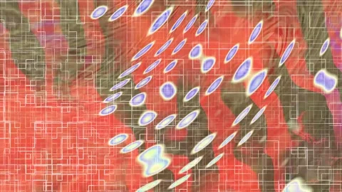 Dynamic Geometric Abstract Motion Vídeos de archivo 325917402