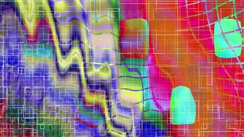Dynamic Geometric Abstract Motion 動画素材 325917585
