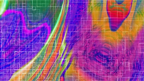 Dynamic Geometric Abstract Motion 스톡 동영상 325922777