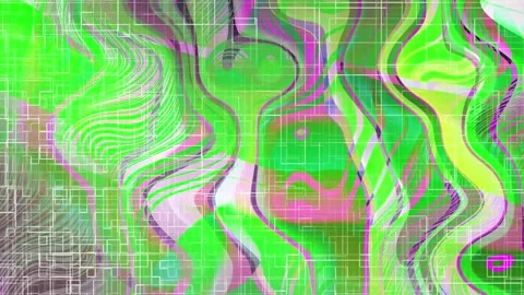 Dynamic Geometric Abstract Motion Vídeo Stock 325923546